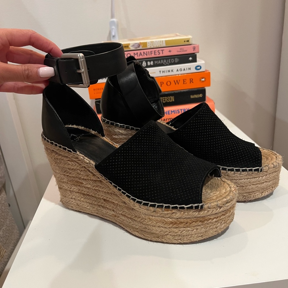 Marc Fisher Platform Wedge Espadrille Sandal.